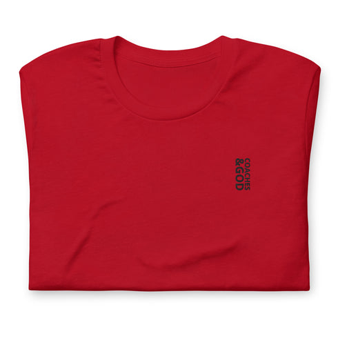 1STAR Coaches &God Vertical Onyx T-Shirt